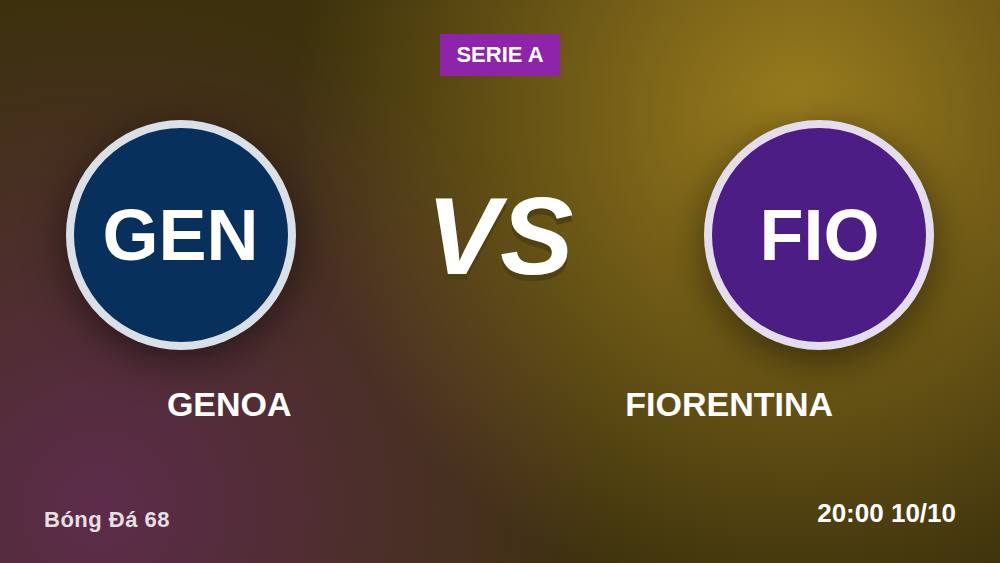 Genoa vs Fiorentina: Cuộc Lột Xác Mùa 2026/27 Ai Thắng?
