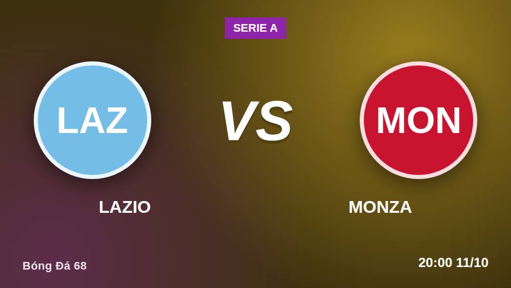 Lazio vs Monza 13h00 ngày 11/10: Đọc vị kèo chấp -140 tại Olimpico